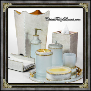 Audrey Silver Bath Accessories