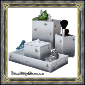 Breeze Silver Bath Accessories