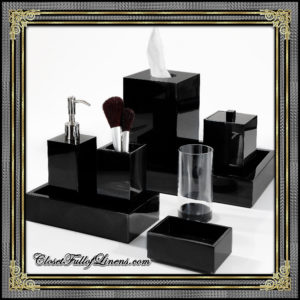 Ice Black Bath Accessories