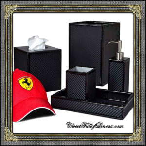 LeMans Black Bath Accessories