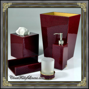 Pacific Garnet Bath Accessories