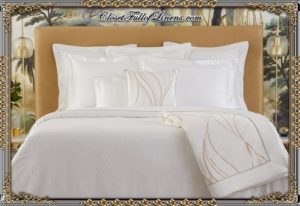 Plissé Bed Collection by Yves Delorme at ClosetFullofLinens.com