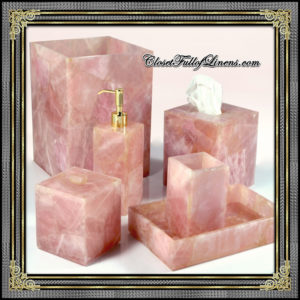 Taj Rose Quartz Bath Accessories