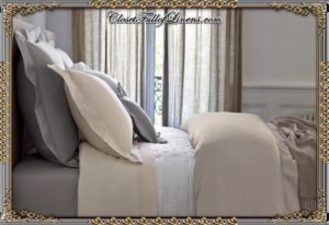 Triomphe Bedding Collection by Yves Delorme at ClosetFullofLinens.com_