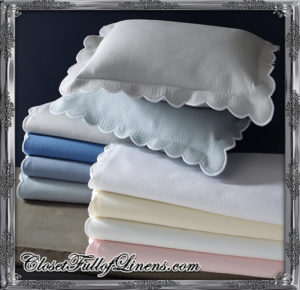 Diamond Pique Coverlet and Shams