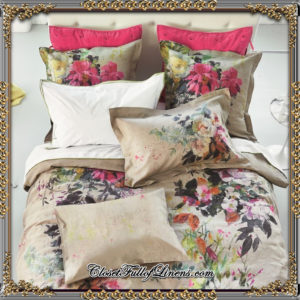 Aubriet Fuchsia Duvet Cover, Pillowcase, Shams and Sheets