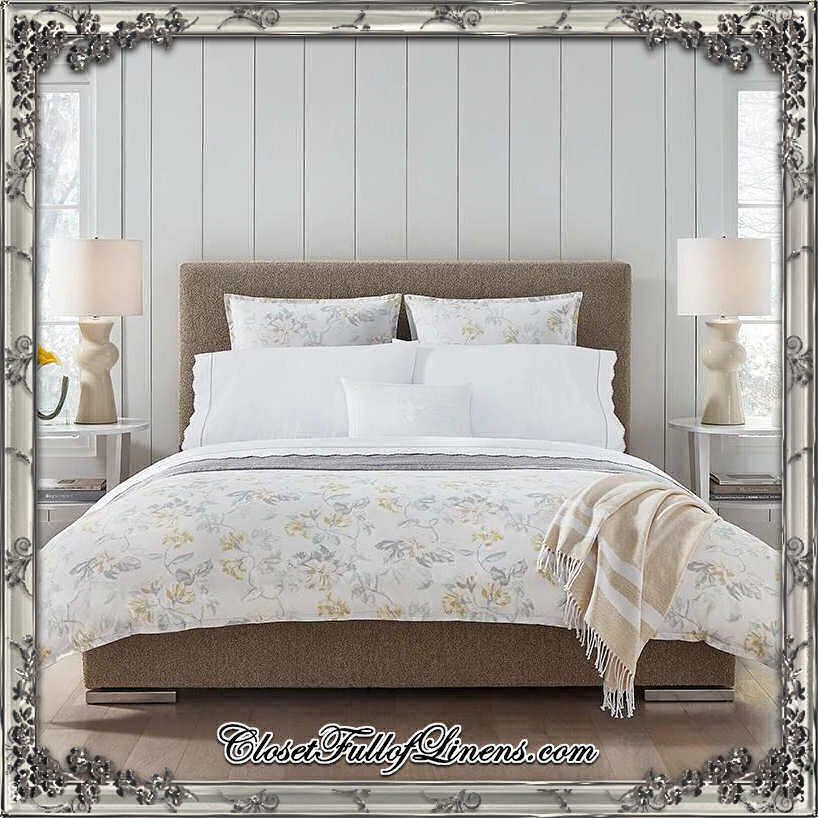 Spello Duvet Cover, Quilted Coverlet and Shams