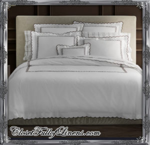 Classic Chain Scallop bedding matouk