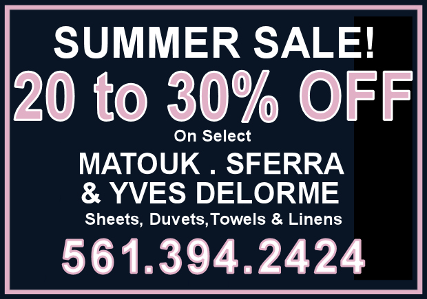 Matouk Sferra Yves Delorme Sale on Sheets and Linens